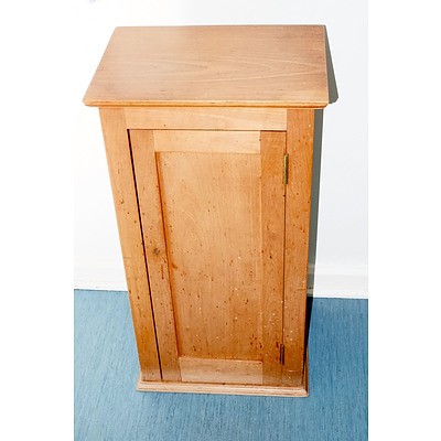 A Small Antique Silver Ash Cupboard