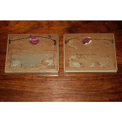 William L Slack (C1876-1949) A Pair of Small Watercolours