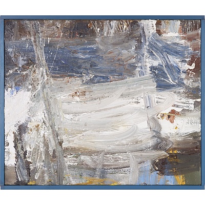 Carl Sutherland (1962-) Grey Tornado 1993, Oil on Board