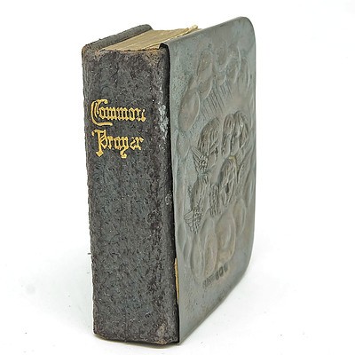 Sterling Silver Covered Minature Prayer Book, Birmingham, Green & Cadbury Ltd. 1904