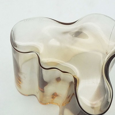 Finnish Amber Alvar Aalto Collection Vase