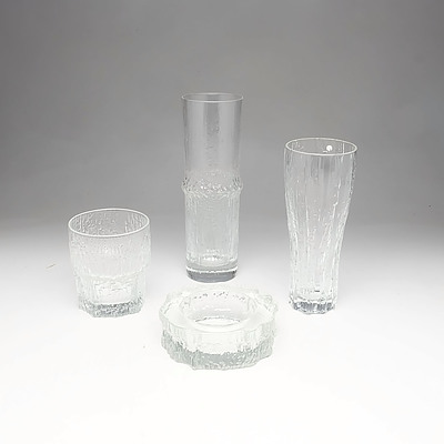 Four Peices of Retro Iittala, Including Ultima Thule Aslak and Niva