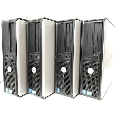 Dell Optiplex Core 2 Duo Computers - Lot of 4