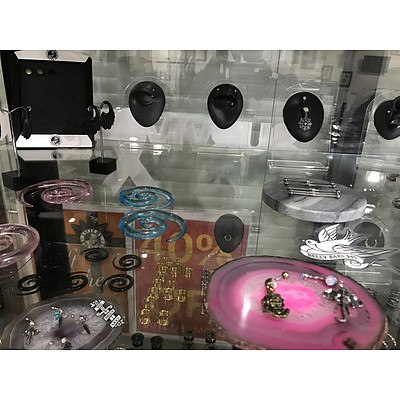 Belly, Lip, Tongue & Ear Rings, Bars & Plugs - RRP Over $500 - Brand New