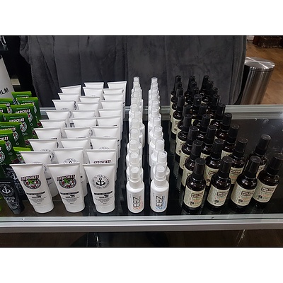 Assorted Tattoo & Piercing Sprays, Cleaners, Balms - RRP over $1500