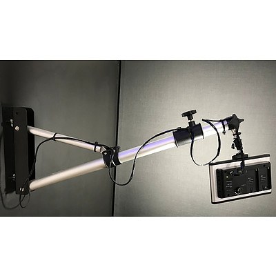 JYLED-300 Lamp & Arm with Roller Blind