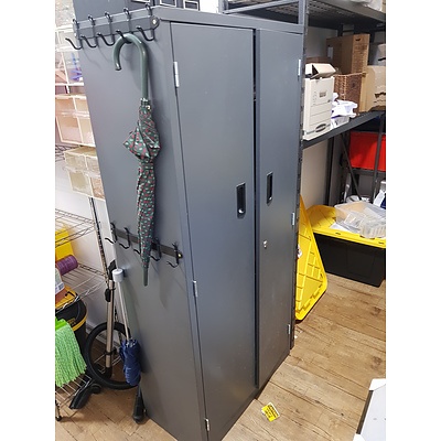 Storage Cabinet with Contents