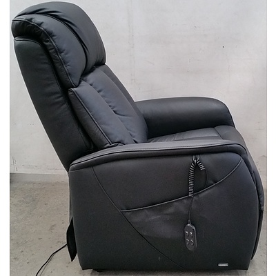 T Motion Electric Recliner/Lift Leather Armchair