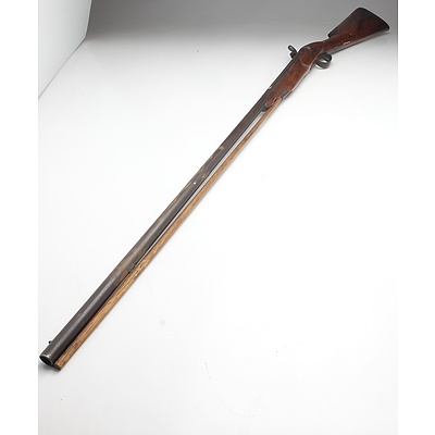 Belgian ELG Flintlock Black Powder Rifle, 19th Century