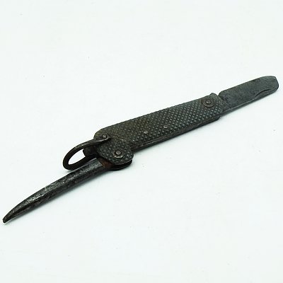 English Davenport Military Co Naval Jack Knife