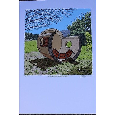 Constitution Avenue, Campbell ACT  Bus Shelter Print