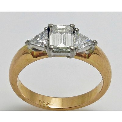 18ct Gold Diamond Ring 0.80cts
