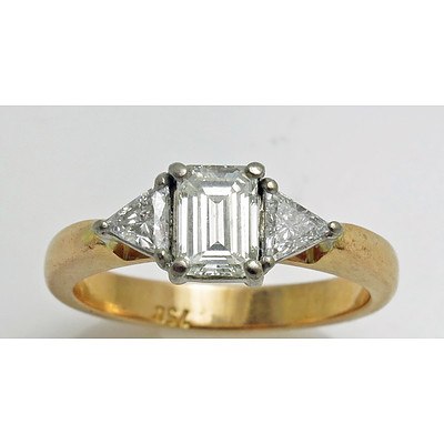 18ct Gold Diamond Ring 0.80cts