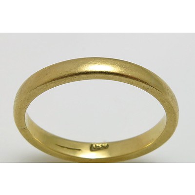 Antique 15ct Gold Wedder or plain band