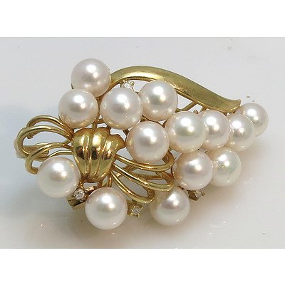 14ct Gold Brooch/Pendant/Pearl Enhancer