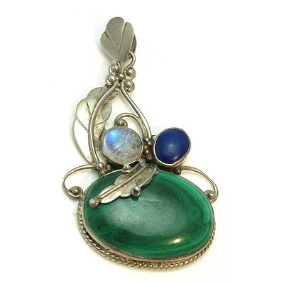 Sterling Silver Arts & Crafts Pendant