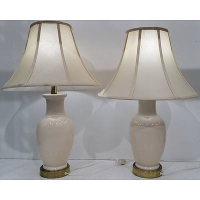 Table Lamps - Lot of Two