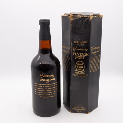 McWilliams 1977 Centenary Vintage Port 750mL