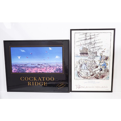 Five Alcohol Branded Advertisement Posters