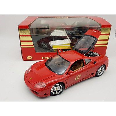 Bburago 1999 Ferrari 360 Modena 1:18 Scale Model Car