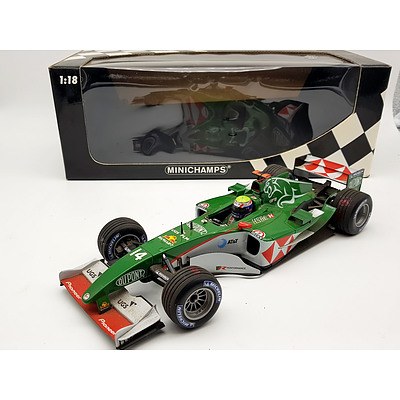 Minichamps 2004 Jaguar Racing R5 Mark Webber 1:18 Scale Model Car
