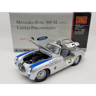 CMC 1952 Mercedes-Benz 300 SL Carrera Panamericana 1:18 Scale Model Car