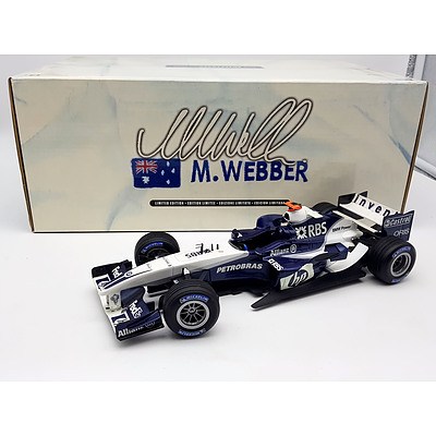 Hot-Wheels BMW F1 Mark Webber Limited Edition 1:18 Scale Model Car