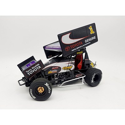 R&R Brooke Tatnell Toyota Genuine Parts Sprint Car 1:18 Scale Model Car