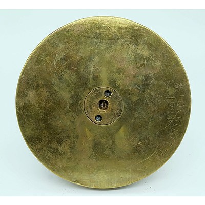 Trench Art Sculpture Decorated with Various Military Badges