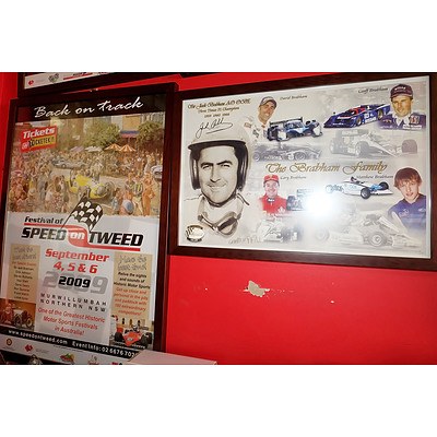 Three Festival of Speed on Tweed Posters and Various Other Automotive Posters