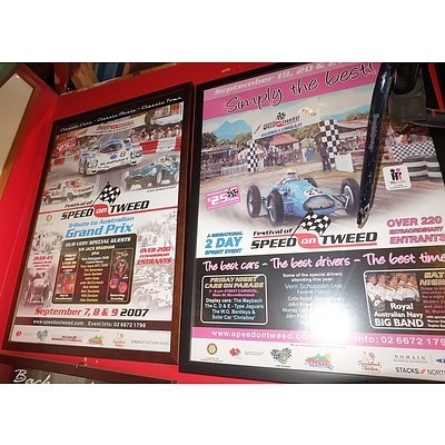 Three Festival of Speed on Tweed Posters and Various Other Automotive Posters