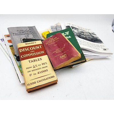 Vintage and Modern Race Programmes & Booklets