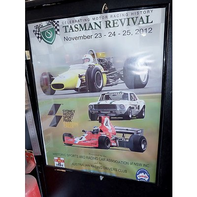 Group of Modern Tin Signs, Automotive Fridge Magnets and More