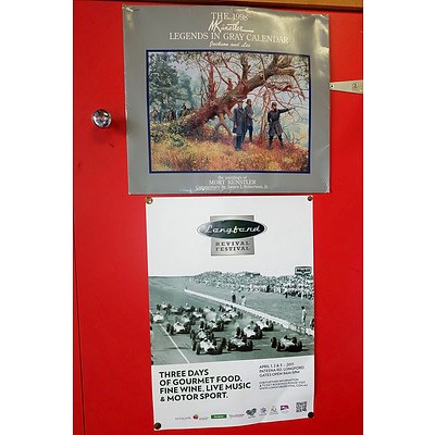 Group of Automotive and Advertising Posters