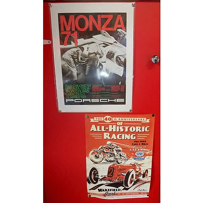 Group of Automotive and Advertising Posters