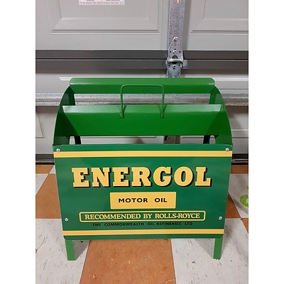 Energol Motor Oil Bottle Rack