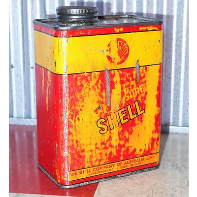 Vintage Shell 1 Quart Oil Can