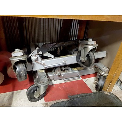 Two Adjustable Workshop Dollys