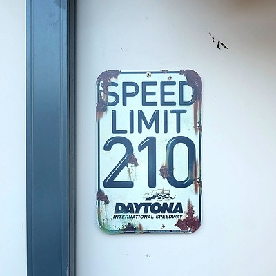 Six Modern Automotive Tin Signs