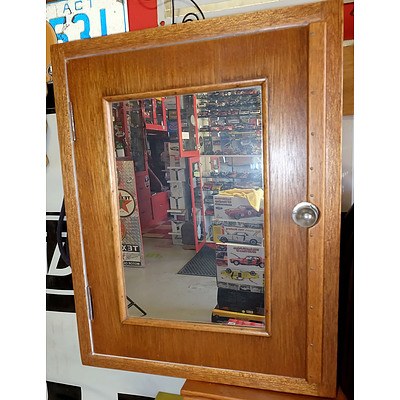 Vintage Gentleman's Cabinet Including The Hamburg Ring Cutthroat, Bex Tablet Tin and More