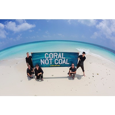 2 tickets to Midnight Oil (with Leah Flanagan) Reconciliation Day Concert (27 May 2019) with 2 concert posters signed by the band 