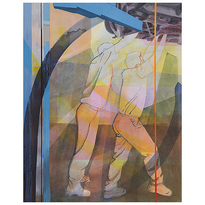 Painting, including lunch with the artist: Susan Banks, Full Stretch (Braden and Kane)