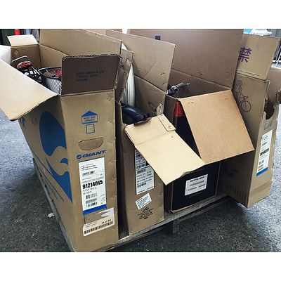 Collection of Parts for Gazelle Electric Bikes and Other Parts