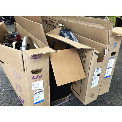 Collection of Parts for Gazelle Electric Bikes and Other Parts