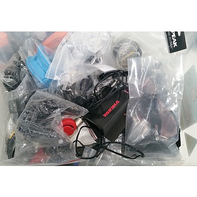 Bike Accesories - Assorted Lot Of Accesories & parts Including Bars, Locks, Sprockets & More.