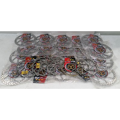 Mountain Bike Disc Rotor, Rear Shock & Rim Lot