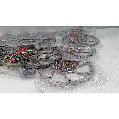 Mountain Bike Disc Rotor, Rear Shock & Rim Lot