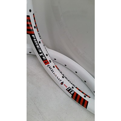 Mountain Bike Disc Rotor, Rear Shock & Rim Lot