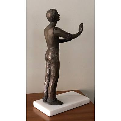 Bronze Sculpture  "The Rehearsal" by Berendina de Ruiter