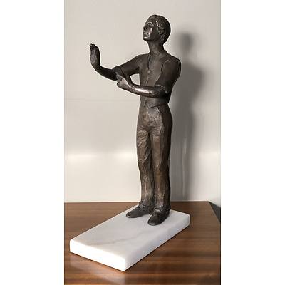 Bronze Sculpture  "The Rehearsal" by Berendina de Ruiter